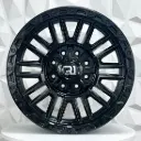 RIN 20X9.5 8-170/180 R1 SPORT 1892B FULL GLOSS BLACK+RIVETS ET-12 CB125.1