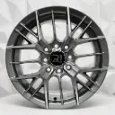 RIN 14X5.5 4-100/114.3 R1 SPORT RGW05 MACHINE GUNMETAL ET38 CB73.1 