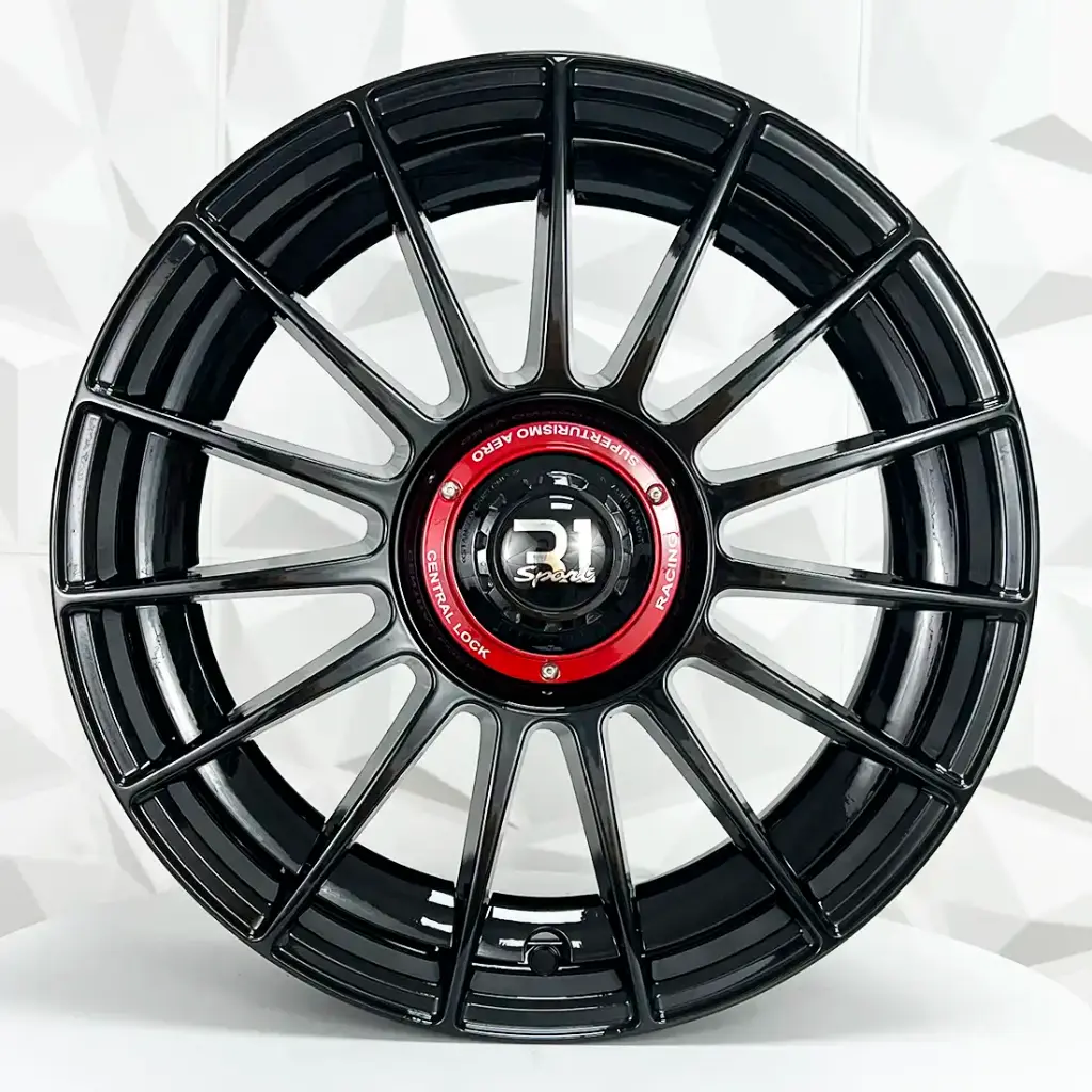 RIN 19X8.5 5-100/112 R1 SPORT F9756 GLOSS BLACK ET45 CB73.1