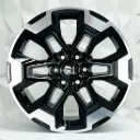 RIN 16X7 6-114.3 R1 SPORT L2279 BLACK MACHINE FACE ET35 CB66.1