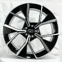 RIN 20X8.5 5-112 R1 SPORT VH2044 BLACK MACHINE FACE ET38 CB57.1