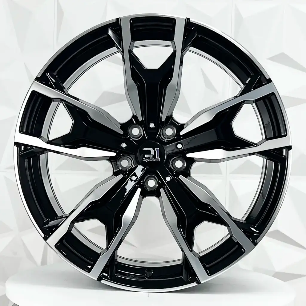 RIN 20X9.5 5-120 R1 SPORT BH20130 BLACK MACHINE FACE ET35 CB74.1
