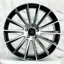 RIN 20X8.5 5-112 R1 SPORT M073 BLACK MACHINE FACE ET35 CB66.6