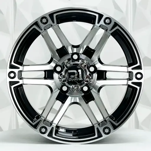 [150578] RIN 15X8 5-114.3 R1 SPORT 5975 BLACK MACHINE FACE ET0 CB84